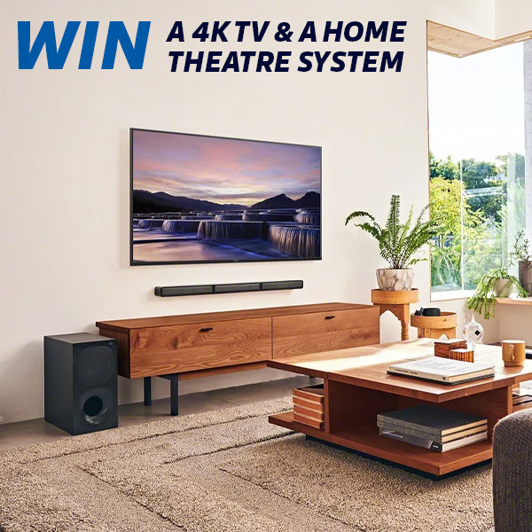 Win a sony home theatre bundle with our lottery